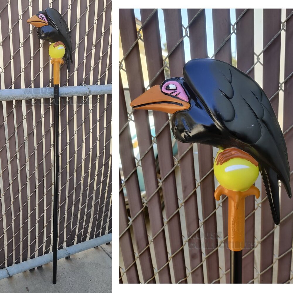 Vintage Disguise Disney Sleeping Beauty Maleficent Staff Scepter Raven Diablo